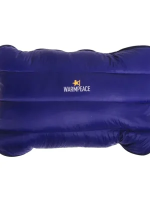 Novinka Warmpeace Polštářek Péřový Zip, shadow blue