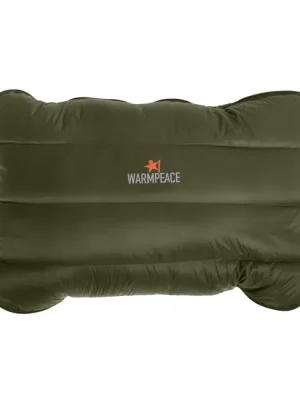 Warmpeace Polštář s peřím Zip, olivový Novinka