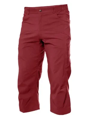 Akce Warmpeace Kalhoty Boulder 3/4, brick red