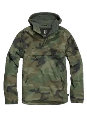 Brandit Bunda do větru, woodland Dokud Zásoby Vydrží