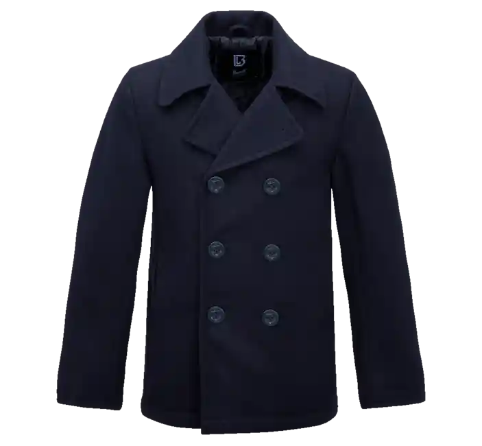 Pouze Dnes Brandit Pea Coat Kabát, tmavě modrý