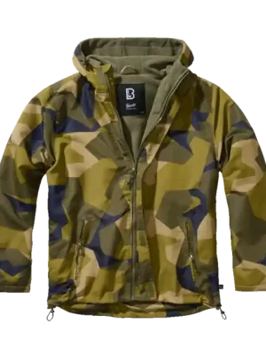 Top Prodej Bunda Brandit Frontzip Windbreaker, švédská kamufláž