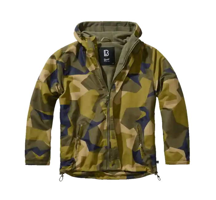 Top Prodej Bunda Brandit Frontzip Windbreaker, švédská kamufláž