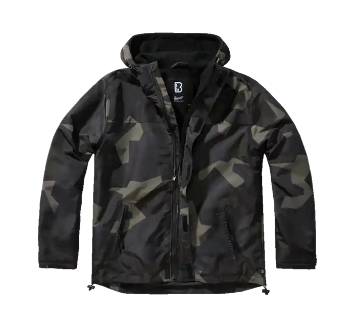 Tovární Cena Brandit Bunda Frontzip Windbreaker, M90 darkcamo