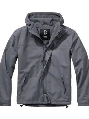 Akce Bunda Brandit Frontzip Windbreaker, antracitová