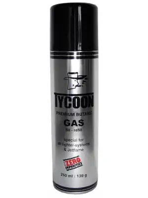 Bezpečná Platba Tycoon prémiový plyn do zapalovačů 250 ml