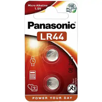 Sezónní Sleva Knoflíková baterie Panasonic LR44 2 kusy