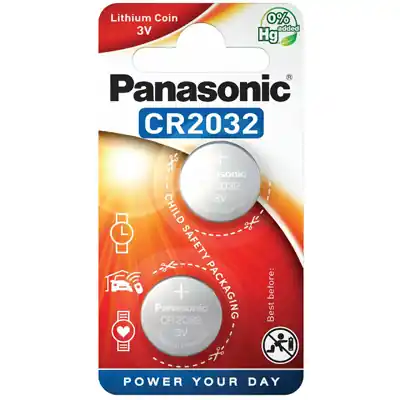 Přímo Od Výrobce Knoflíková lithiová baterie Panasonic CR 2032 2 kusy