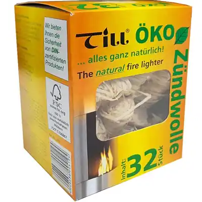 Sleva Zapalovač Eco Ignition Wool 32 kusů