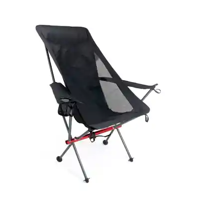 Cestovní židle BasicNature Ultralight Relax černá Levný