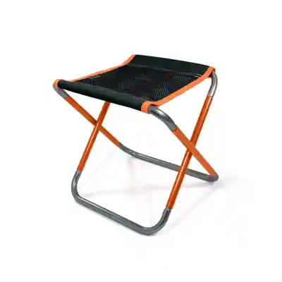 Sezónní Sleva Skládací židle BasicNature Compact černá / oranžová