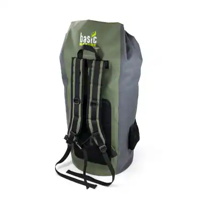 BasicNature Vodotěsný vak 90 L šedozelený Oblíbený