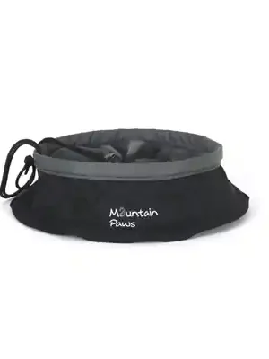 Mountain Paws Miska na krmivo pro psy Paws, skládací, černá Nejprodávanější