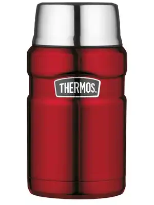 Termoska na jídlo King 0,71 l, červená Ověřený