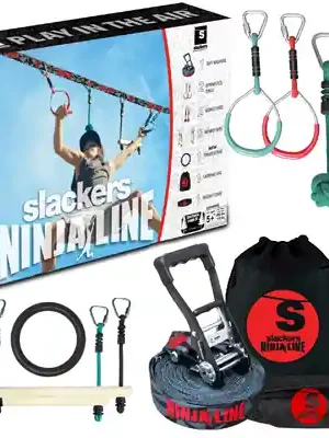 Slackers Set na slackline Ninja 11 m Cenový Hit