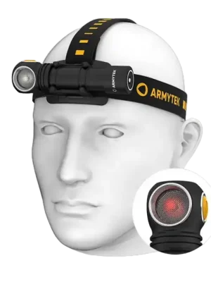ArmyTek Wizard C2 WR Magnet Bílá a červená LED čelovka s magnetickým držákem 1100 lm výkon baterie 3 h 65 g Akce