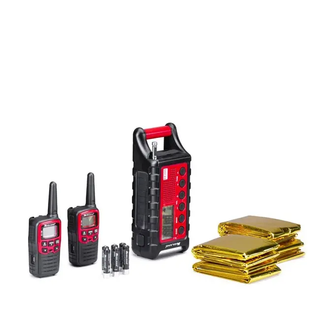 Must-Have Sada venkovní nouzové vysílačky a vysílače Midland EK35 Outdoor Emergency Kit
