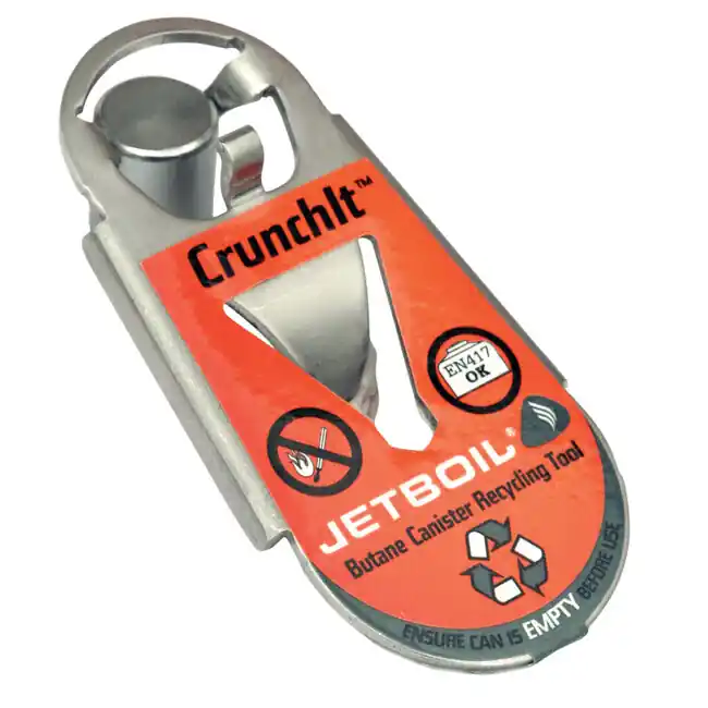 Jetboil Nástroj na propichování prázdných kartuší Jetboil CrunchIt™ Fuel Canister Recycling Tool Vrácení Zdarma