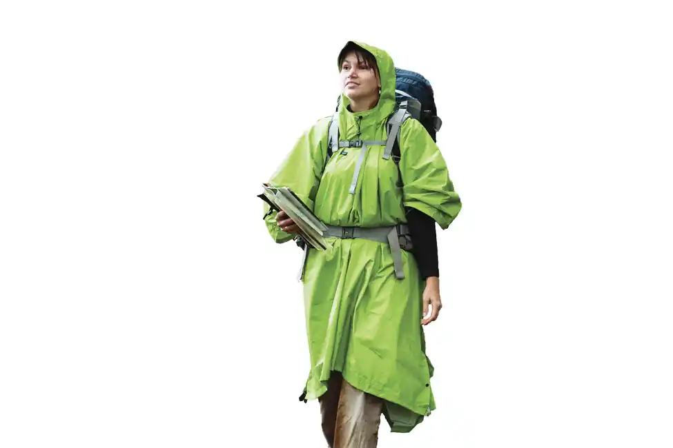 SEA to Summit Poncho 70D Nylon, zelená Horká Nabídka