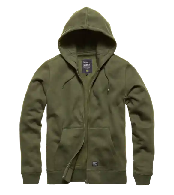Vintage Industries Mikina s kapucí Redstone, bright olive Hit Sezóny