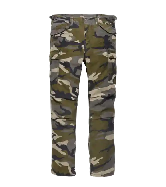 Vintage Industries Kalhoty M65 heavy satén, streetcamo Nakupujte Hned