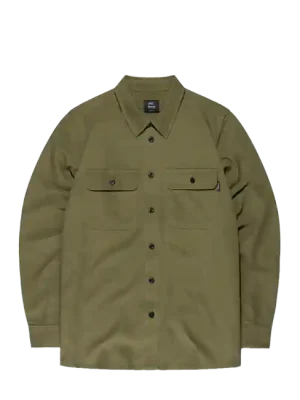 Košile Vintage Industries Baron, greenstone Víkendová Akce
