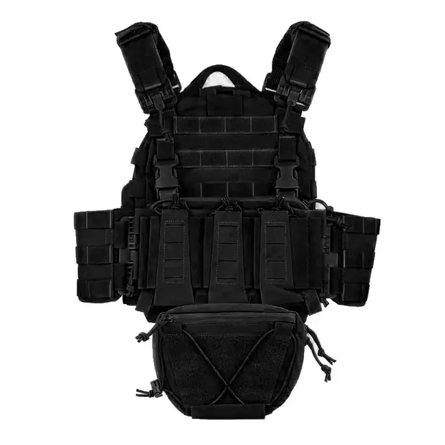 DRAGOWA Tactical Taktická vesta Raven, černá Jen Po Omezenou Doba