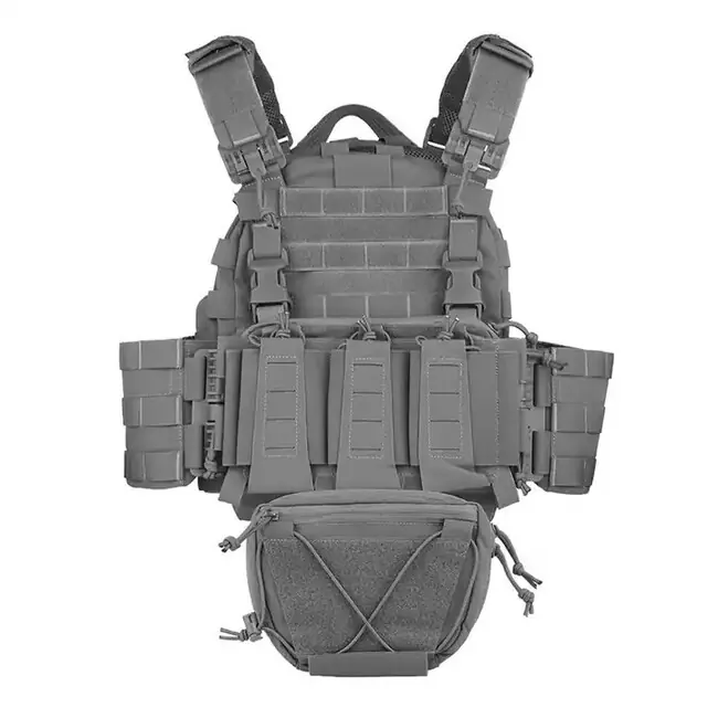 Výhodná Nabídka DRAGOWA Tactical Taktická vesta Raven, šedá