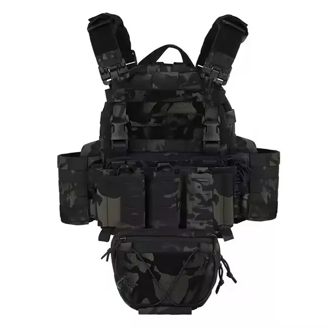 DRAGOWA Tactical Taktická vesta Raven, CP černá Nízká Cena