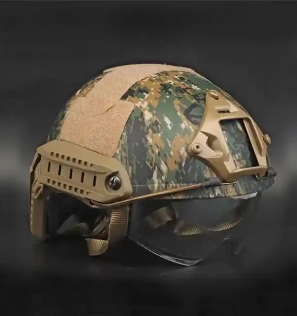 Objednat Nyní DRAGOWA Tactical Taktická helma Fast MH s brýlemi Charger, Digital Woodland (bez certifikace)
