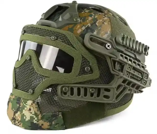 DRAGOWA Tactical Taktická helma Hammer, Digital Woodland (bez certifikace) Časově Omezené