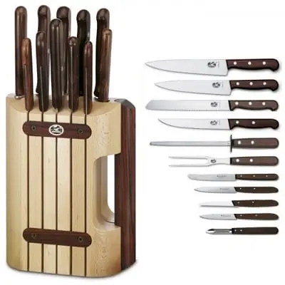 Objednat Nyní 11dílný blok nožů Victorinox Palisander