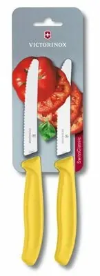 Dvoudílná sada nožů Victorinox Swiss Classic na rajčata, žlutá Cenová Bomba
