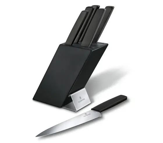 Blok Victorinox s černými noži Swiss Modern Cenová Bomba