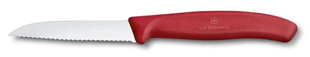 Nůž na ovoce a zeleninu Victorinox Swiss Classic, červený Expresní Doručení