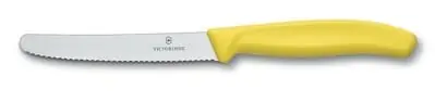 Zlevněný Nůž Victorinox Swiss Classic na rajčata, žlutý