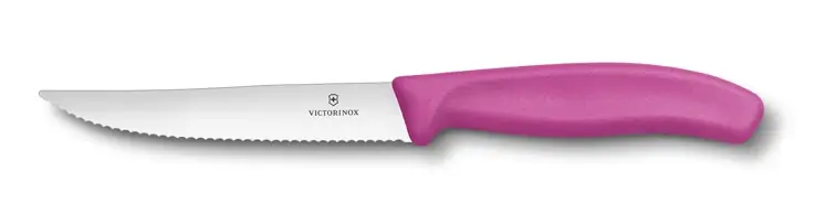Omezená Nabídka Nůž Victorinox Swiss Classic na steaky a pizzu, růžový