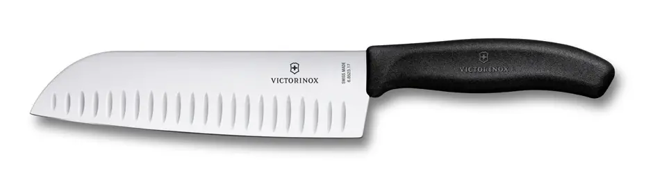 Nůž Victorinox Santoku Swiss Classic, černý Nejlepší Volba