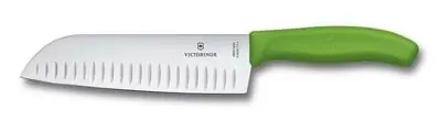 Nůž Victorinox Santoku Swiss Classic, zelený Must-Have