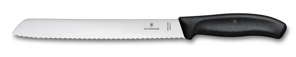 Dokud Zásoby Vydrží Nůž na chléb a pečivo Victorinox Swiss Classic, černý