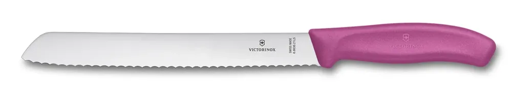 Aktuální Nůž na chléb a pečivo Victorinox Swiss Classic, růžový