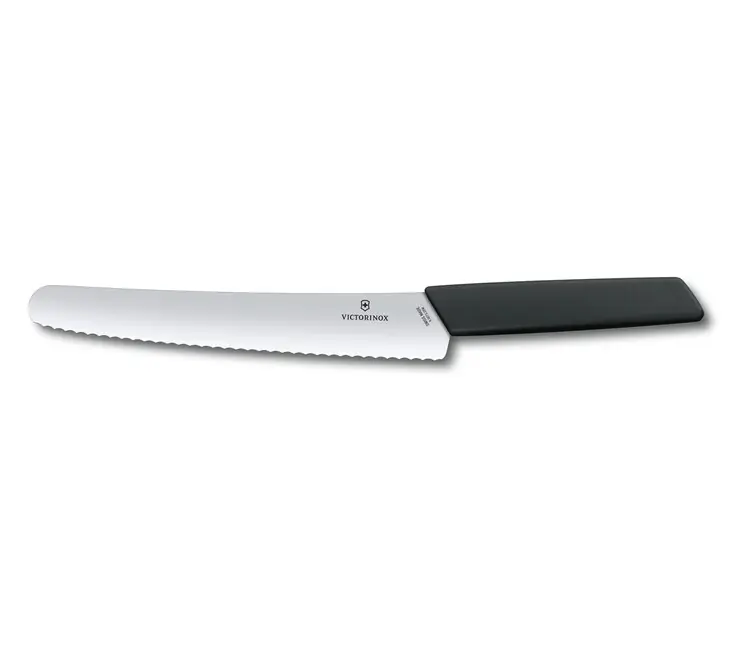 Nůž na pečivo a cukrovinky Victorinox Swiss Modern, černý Jen Po Omezenou Doba
