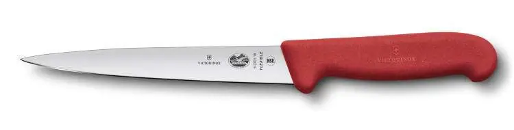 Filetovací nůž Victorinox Fibrox, červený Nízká Cena