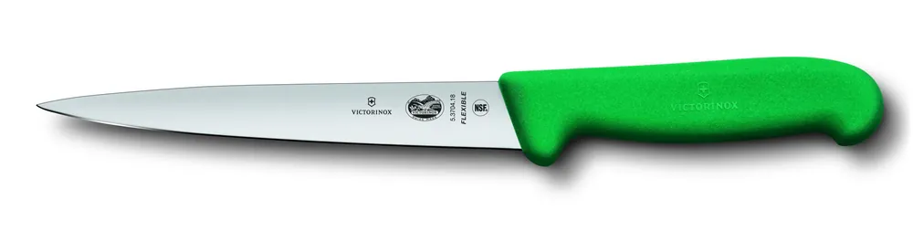 Filetovací nůž Victorinox Fibrox, zelený Horká Nabídka
