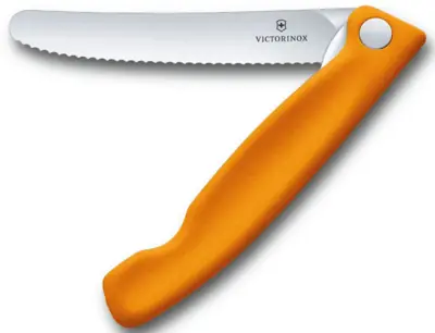 Kup Teď Victorinox Zavírací nůž na ovoce a zeleninu - vroubkovaná čepel Swiss Classic, oranžový