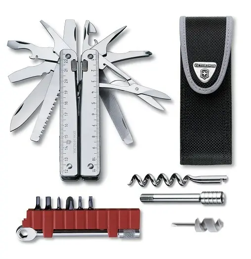 Must-Have Multifunkční nářadí Victorinox SwissTool Plus v nylonovém pouzdře