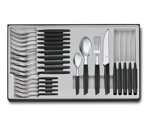 Sada příborů Victorinox - steakový nůž Swiss Modern, 24 ks Nejlepší Volba