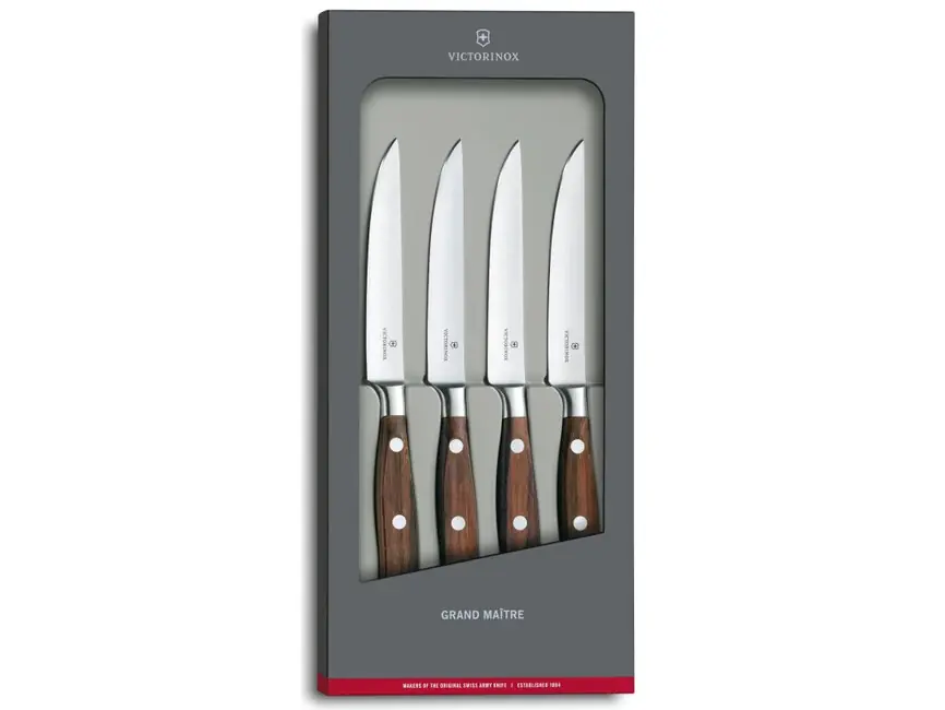 Omezená Nabídka Victorinox Sada dřevěných steakových nožů Grand Maitre, 4ks