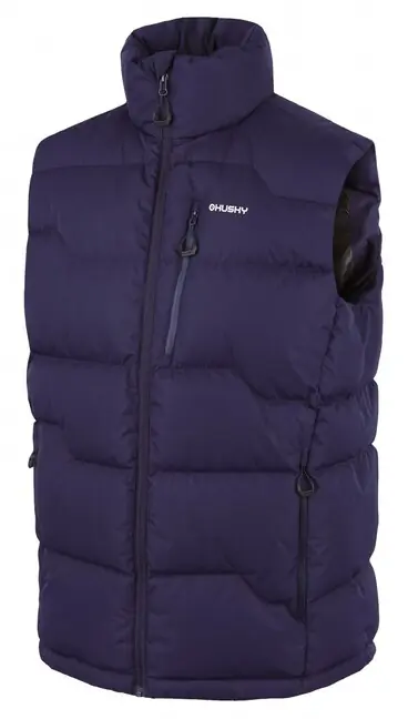 Nová Kolekce Husky Pánská vesta na zip Deep, tmavě modrá