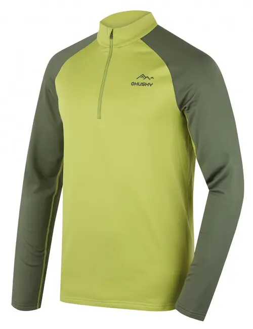 Poslední Šance Husky Pánské termo kalhoty na zip Active Winter Tromi, zelené